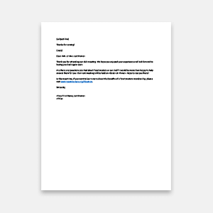 Guest Followup Email thumbnail