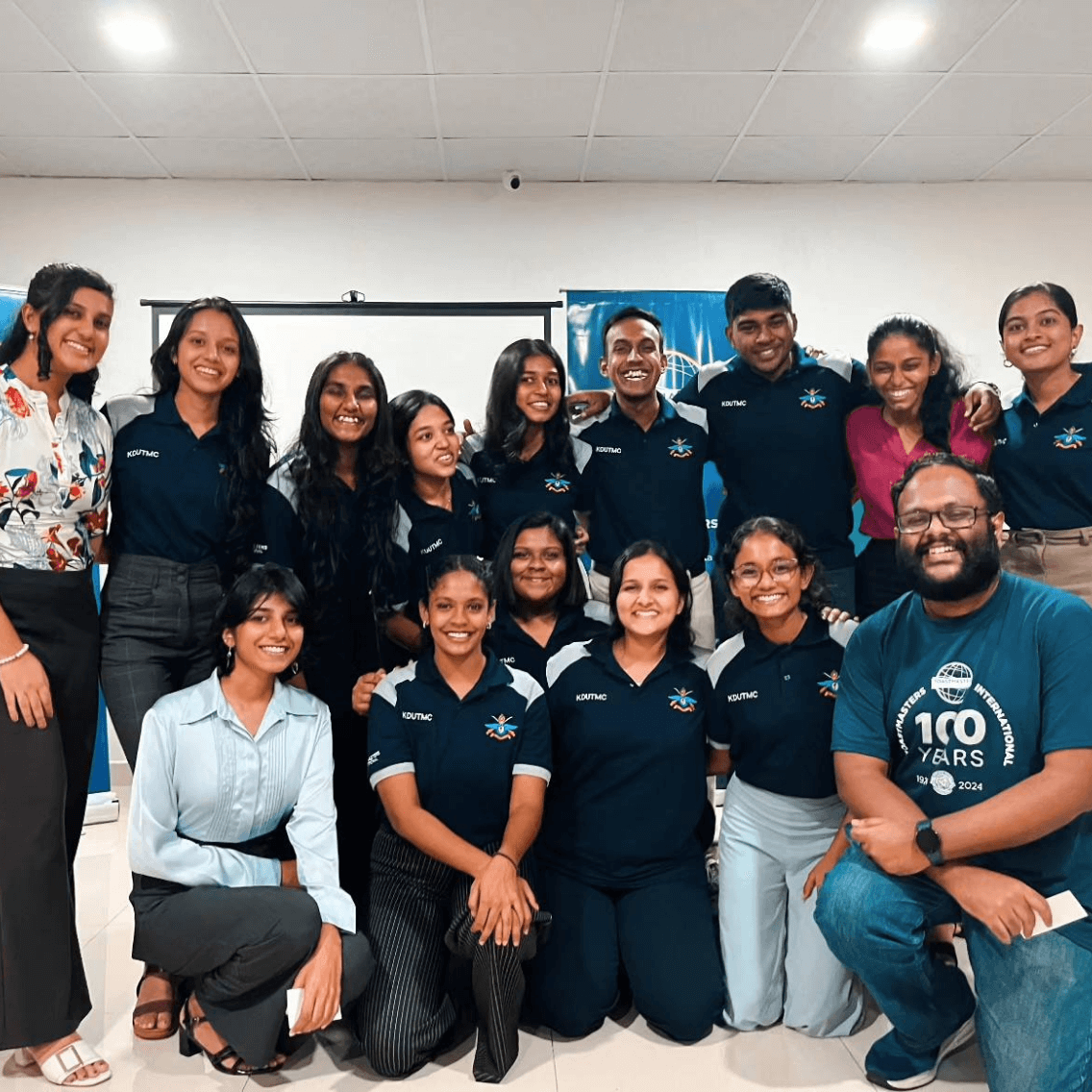 A group of Toastmasters